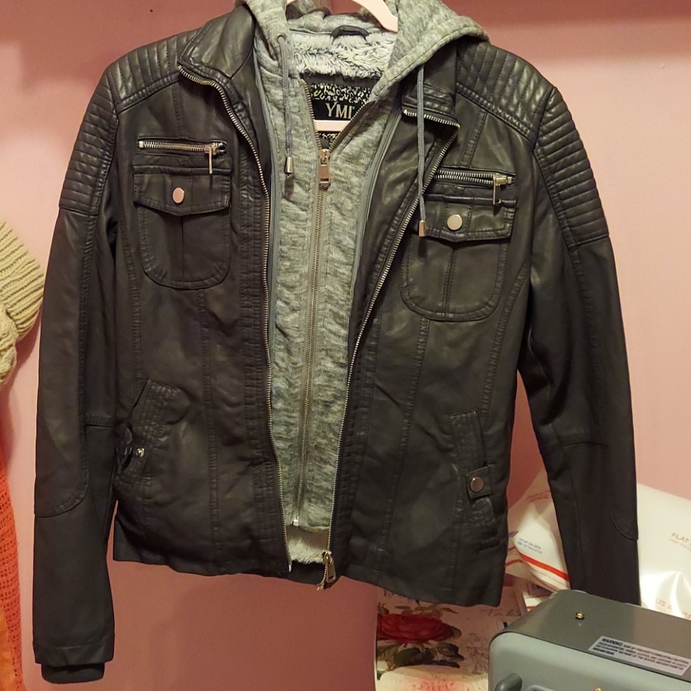 beautiful leather jacket